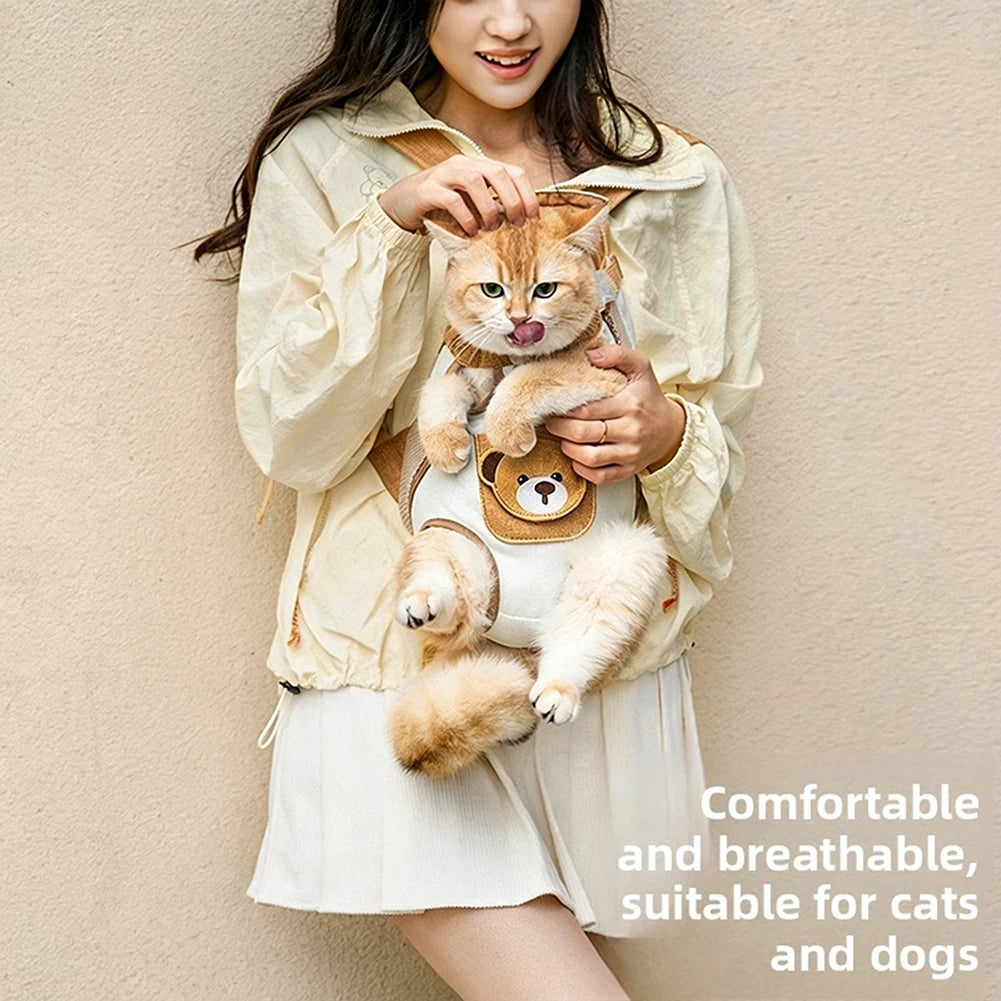 Breathable Foldable Cat Carrier Backpack