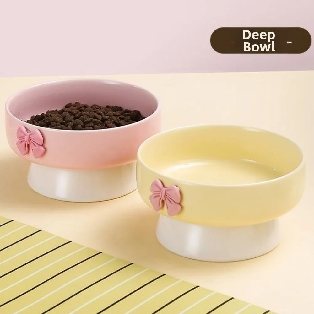 Large Ceramic Pet Bowl with Non-Slip Base