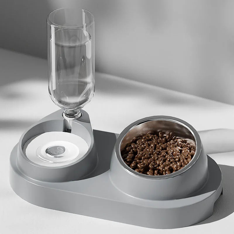 Automatic Pet Feeder & Water Bowl