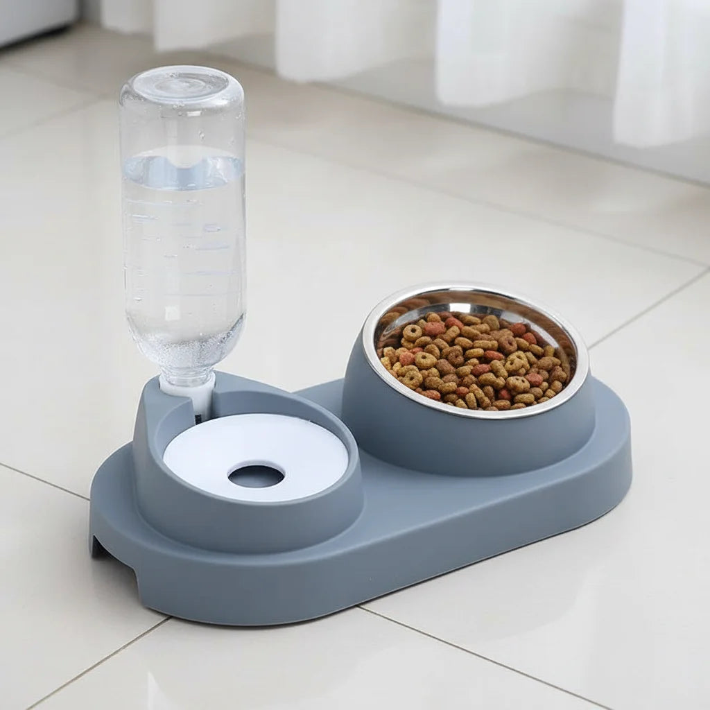 Automatic Pet Feeder & Water Bowl