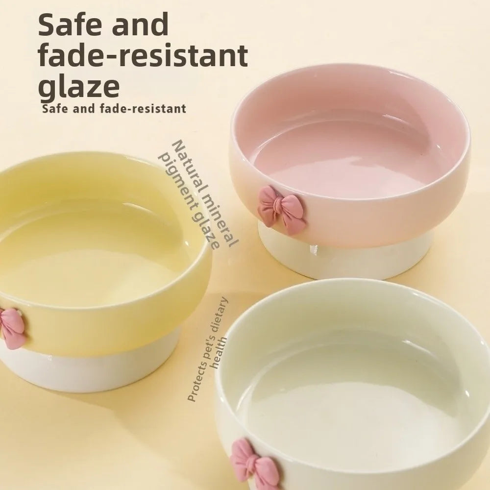 Large Ceramic Pet Bowl with Non-Slip Base
